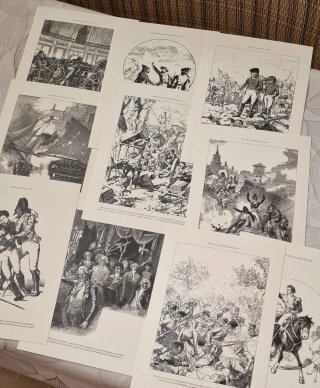 Láminas Ilustradas Episodios Nacionales.