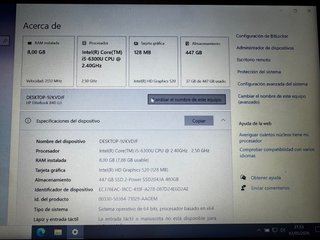 HP Elitebook 8GB RAM 480GB SSD