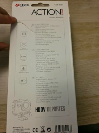 EBOX Action Cam HD DV Deportes