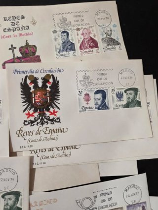 Lote sobres España +100