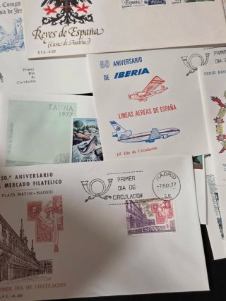 Lote sobres España +100