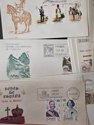 Lote sobres España +100
