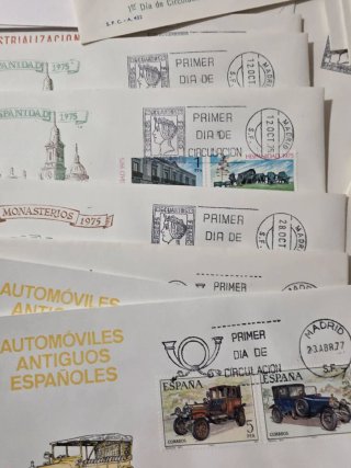 Lote sobres España +100