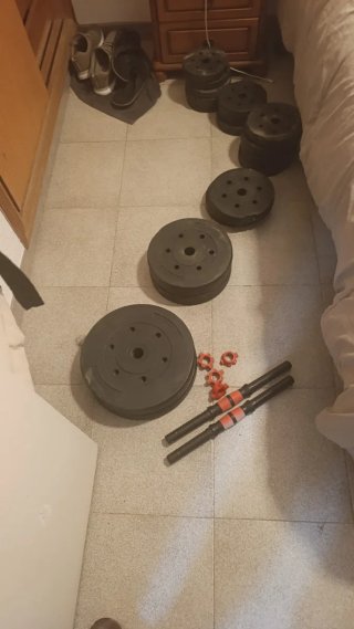 Lote Calistenia y Pesas para Casa