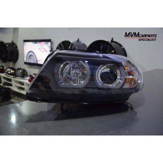 Faros Xenon Angel eyes Led para BMW Serie 3 E90 E9