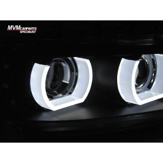 Faros Xenon Angel eyes Led para BMW Serie 3 E90 E9