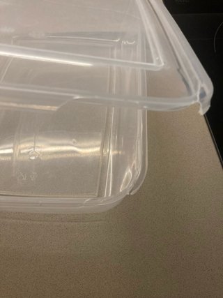 2 Cajas  de plástico transparente