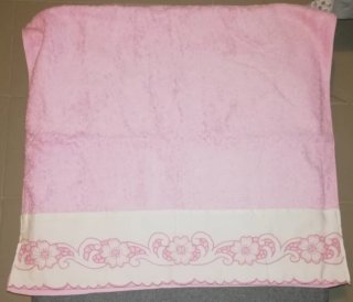 Conjunto de banho 3 peças bordado madeira