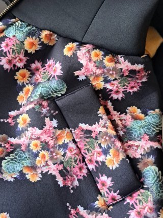 Original vestido con cremallera