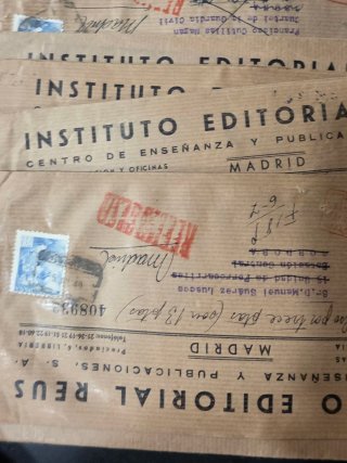 Sobres historia postal España. 100 aprox.