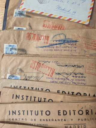 Sobres historia postal España. 100 aprox.