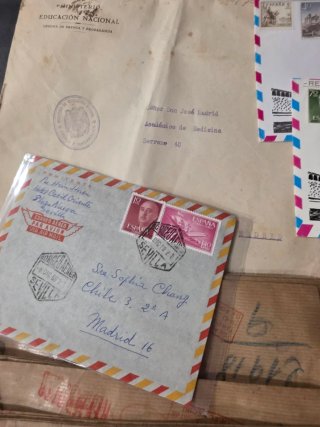 Sobres historia postal España. 100 aprox.