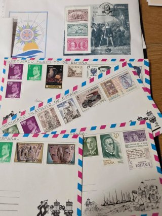 Sobres historia postal España. 100 aprox.