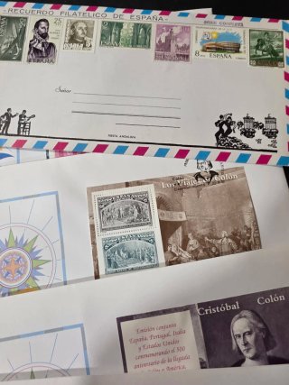 Sobres historia postal España. 100 aprox.
