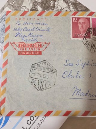 Sobres historia postal España. 100 aprox.