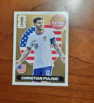 Cromo Christian Pulisic Mundial Extra Sticker