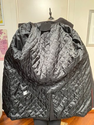 Cappotto nero uomo