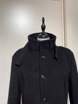 Cappotto nero uomo