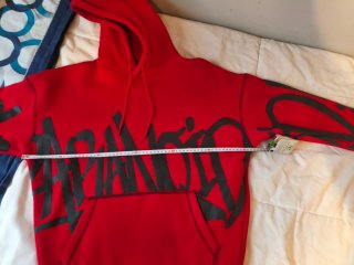 Conjunto sudadera pantalón chándal rojo New Yorker