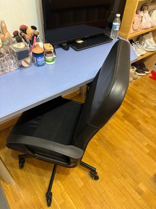 Escritorio y Silla Negra/Azul