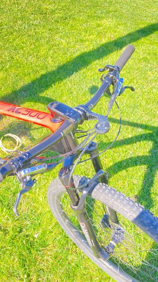 Bicicleta Rockrider XC 900 material topo de gama