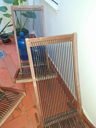 Acepto oferta.  Sillas de jardín