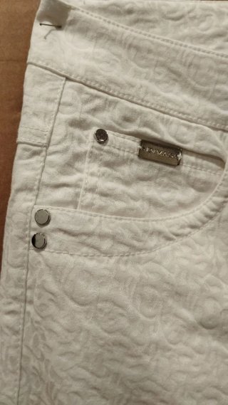 Pantalón DIVAS blanco estampado
