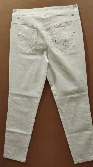 Pantalón DIVAS blanco estampado