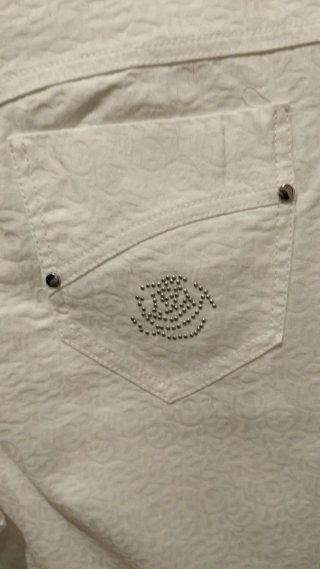 Pantalón DIVAS blanco estampado