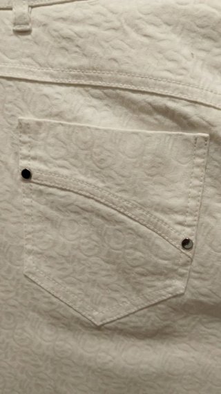 Pantalón DIVAS blanco estampado