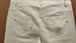 Pantalón DIVAS blanco estampado