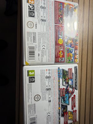 Super Smash Bros. y Mario Kart 7.