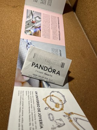 Anillo Pandora Plata Talla 58