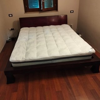 Letto legno massiccio con doghe maggiorate