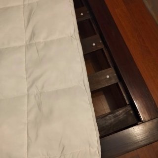 Letto legno massiccio con doghe maggiorate