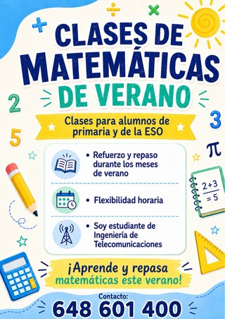 Clases particulares de matemáticas