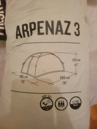 Tienda de campaña para camping