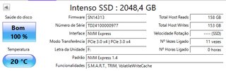 Novo SSD NVMe 2TB | Intenso