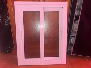 Ventana corredera aluminio blanco