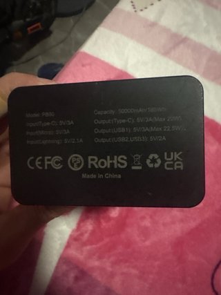 Batería Portátil 50+ -Es de gran capacidad