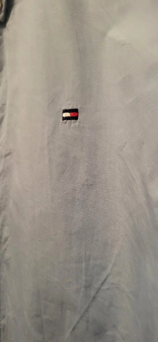 Camisa Tommy Hilfiger Azul Manga Larga (talla M)