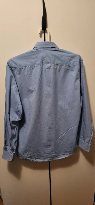 Camisa Tommy Hilfiger Azul Manga Larga (talla M)
