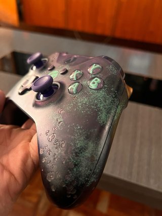 Mando Xbox One Personalizado Morado y Verde