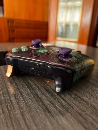 Mando Xbox One Personalizado Morado y Verde