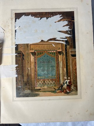 Antichi libri in pelle dell'Egitto del XIX secolo di Jorge Ebers