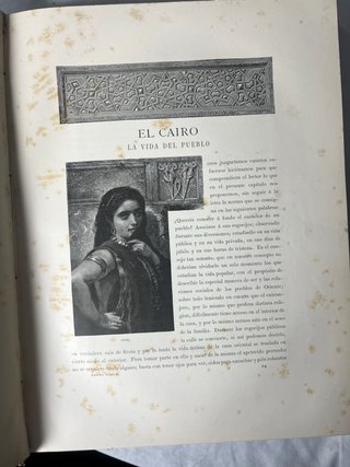 Antichi libri in pelle dell'Egitto del XIX secolo di Jorge Ebers