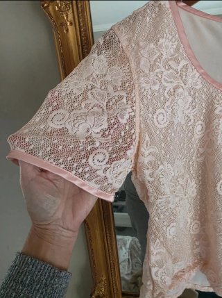 Anna Vitti Encaje Premium T.M/L Sin uso Rosa palo