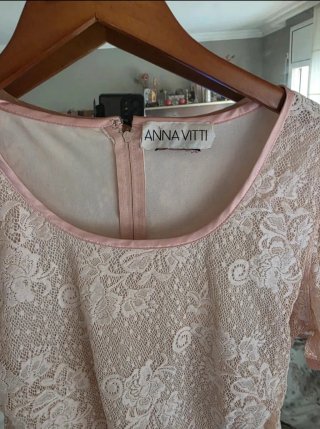 Anna Vitti Encaje Premium T.M/L Sin uso Rosa palo
