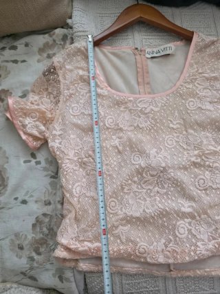 Anna Vitti Encaje Premium T.M/L Sin uso Rosa palo