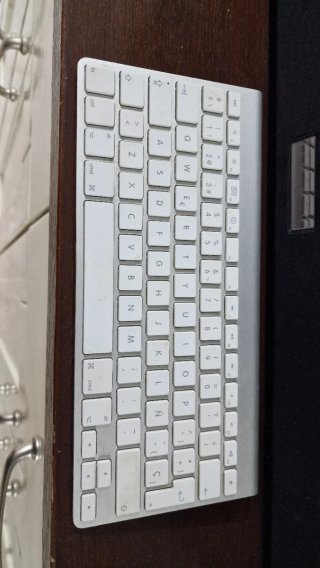 Teclado Apple Español Plata/Blanco